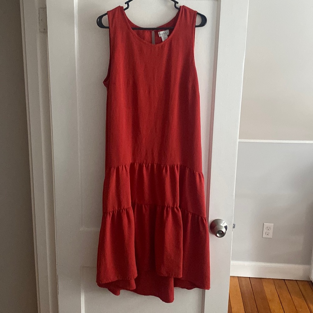 Burnt Orange swing dress